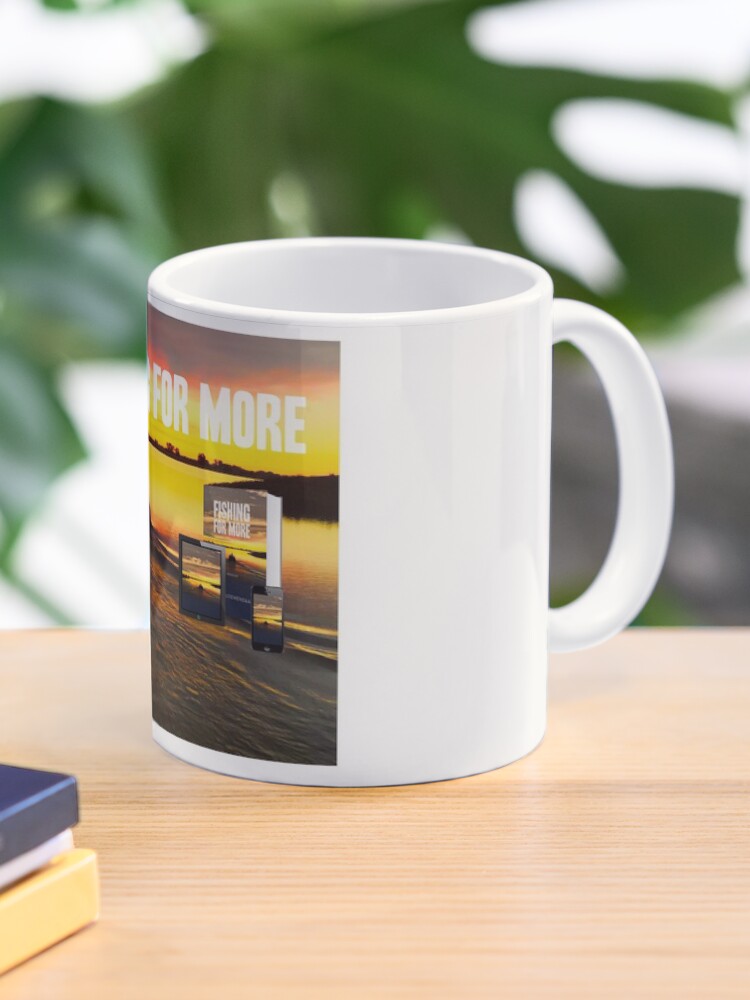 Thumbnail 1 of 6, Coffee Mug, Fishing for More designed and sold by BloemendaalFish.