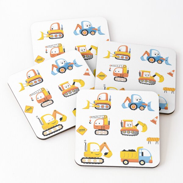 Item preview, Cute Construction Vehicles Character Set designed and sold by infleims.