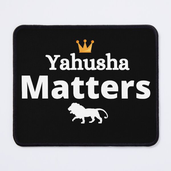 Item preview, Yahusha (Jesus) Matters with Crown and Lion designed and sold by DaughterofYah.