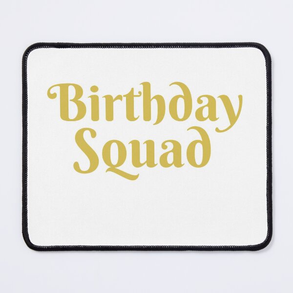 Item preview, Happy Birthday Squad Gift for Birthday bash party Gold essential T- shirt designed and sold by Luckydoe1.