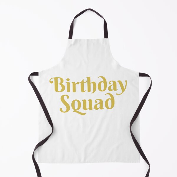 Item preview, Happy Birthday Squad Gift for Birthday bash party Gold essential T- shirt designed and sold by Luckydoe1.