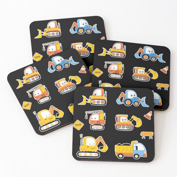 Item preview, Cute Construction Vehicles Character Set designed and sold by infleims.