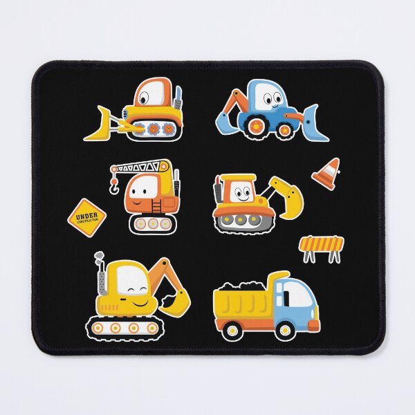 Item preview, Cute Construction Vehicles Character Set designed and sold by infleims.