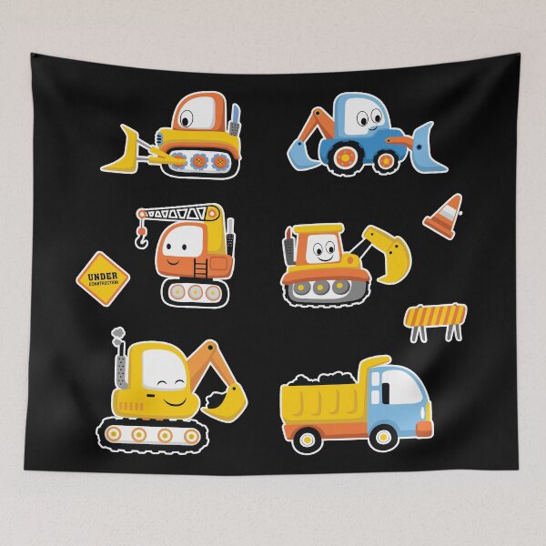 Item preview, Cute Construction Vehicles Character Set designed and sold by infleims.