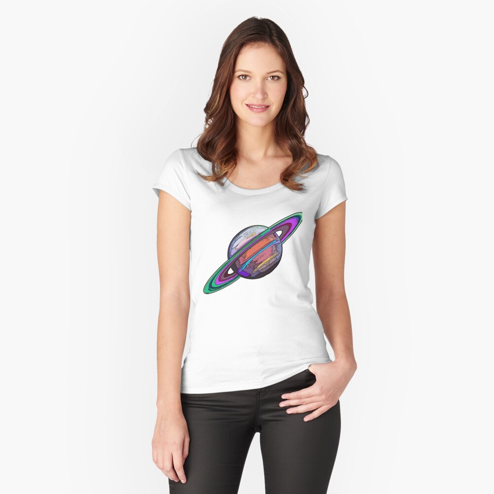Item preview, Fitted Scoop T-Shirt designed and sold by Havocgirl.