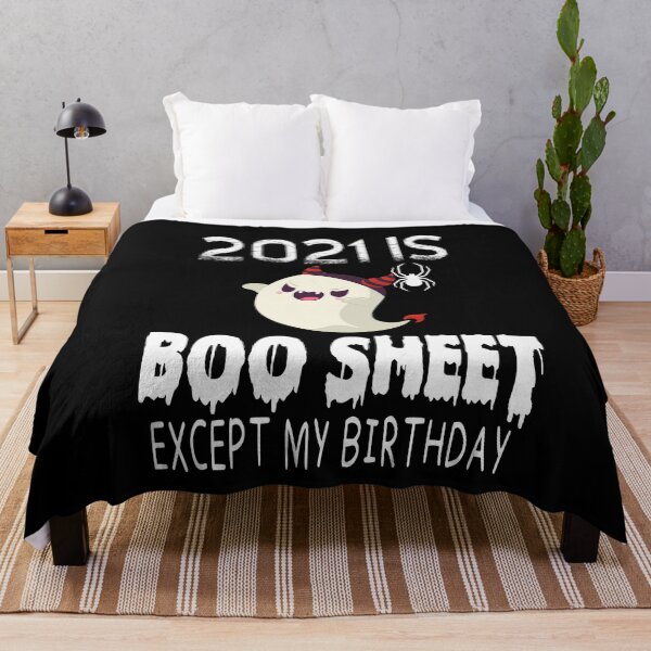 Item preview, 2021 is boo sheet except my birthday funny ghost halloween t-shirt designed and sold by Ikgha.