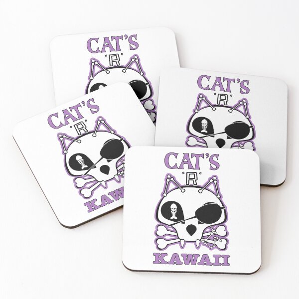 Item preview, Funny Cats are Kawaii Pirate Cat, Skull and Cross Bones, Halloween designed and sold by Redmanrooster.