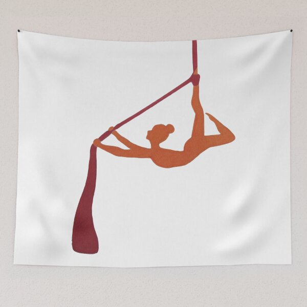 Item preview, aerial silk upsidedown pose designed and sold by -Lily-Anne-.