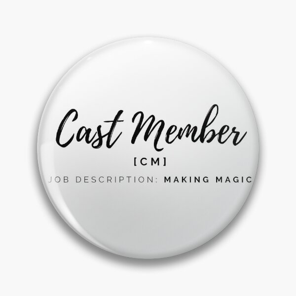 Item preview, Cast Member (CM) Job Description  designed and sold by EmberStudios.