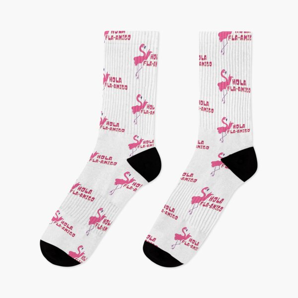 Item preview, hola flamigo flamingo spanish bird pun designed and sold by TheWaterBirds.