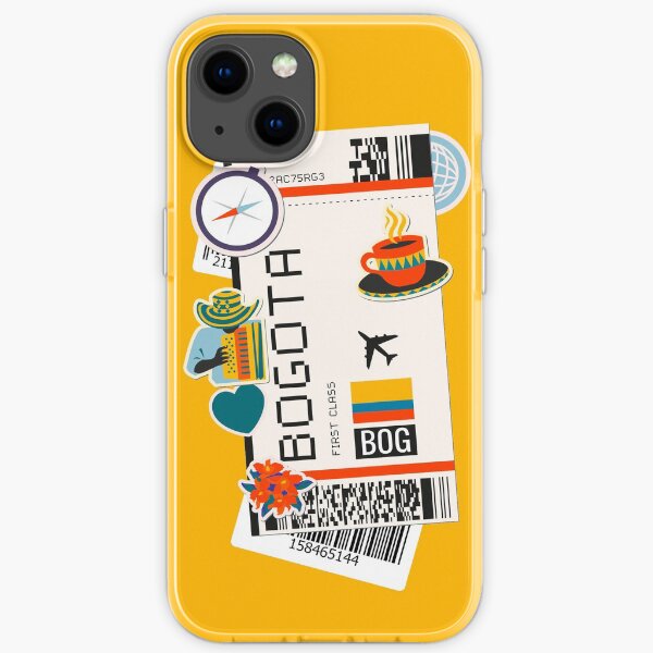 BOARDING PASS BOGOTA KOLUMBIEN iPhone Flexible Hülle