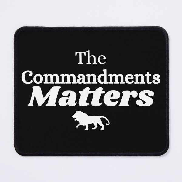 Item preview, The Commandments Matter with Lion designed and sold by DaughterofYah.