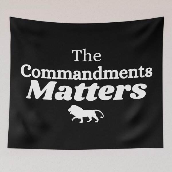 Item preview, The Commandments Matter with Lion designed and sold by DaughterofYah.