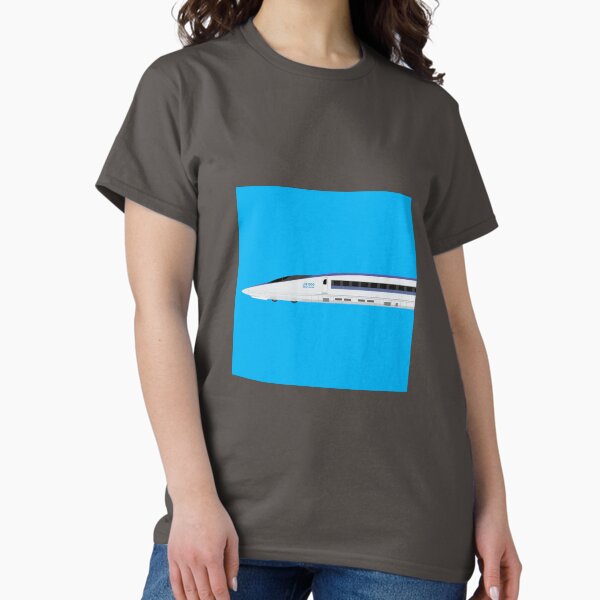 Vista previa del artículo con la obra «Serie Shinkansen 500 - Vista lateral», diseñado y vendido por JonesyDave.