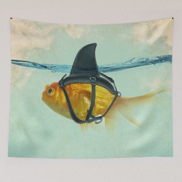 Item preview, Brilliant Disguise, Goldfish with a Shark Fin designed and sold by Vin  Zzep.