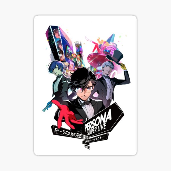 Persona Super Live Poster Sticker By Tinygelato Redbubble