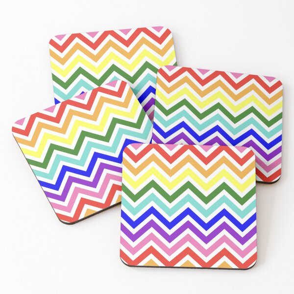 Item preview, Colorful Rainbow Zigzag Chevron Pattern designed and sold by Gsallicat.