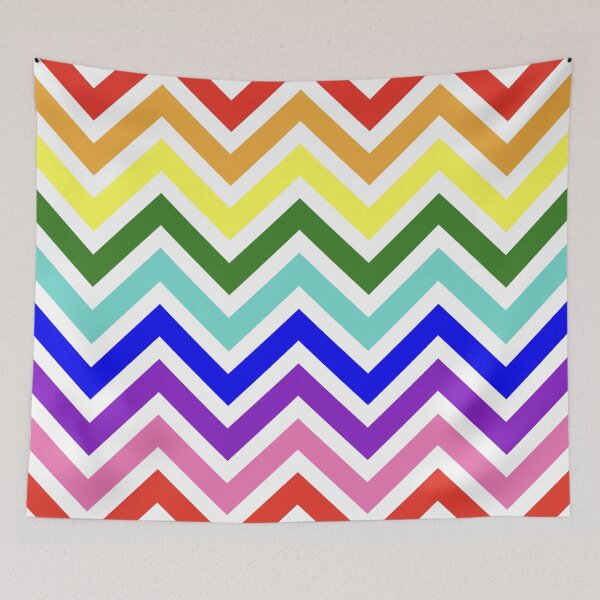 Item preview, Colorful Rainbow Zigzag Chevron Pattern designed and sold by Gsallicat.