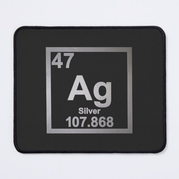 Item preview, Silver Ag Periodic table designed and sold by PopFoxT-shirts.