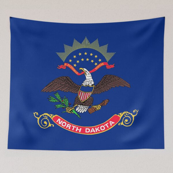 Item preview, North Dakota State Flag designed and sold by Derek Rebuck.