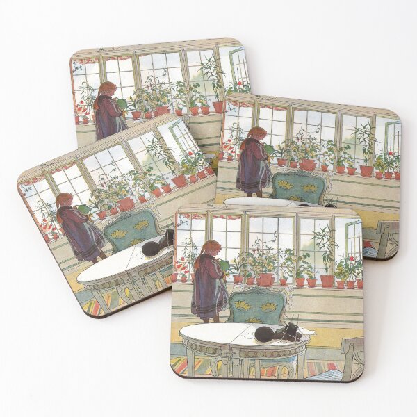 Item preview, Flowers On The Windowsill By Carl Larsson 1894 designed and sold by JDesigningMO.