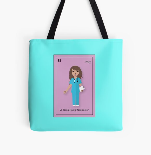 La Terapista de Respiracion All Over Print Tote Bag