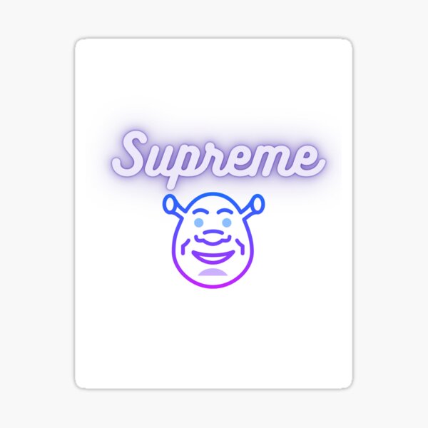 Funny hot sale supreme stickers