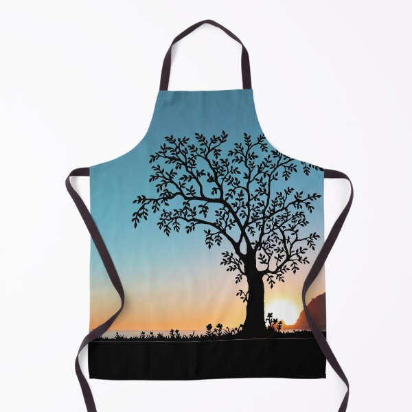 Item preview, Sunrise over trees and birds designed and sold by RiadMannan.