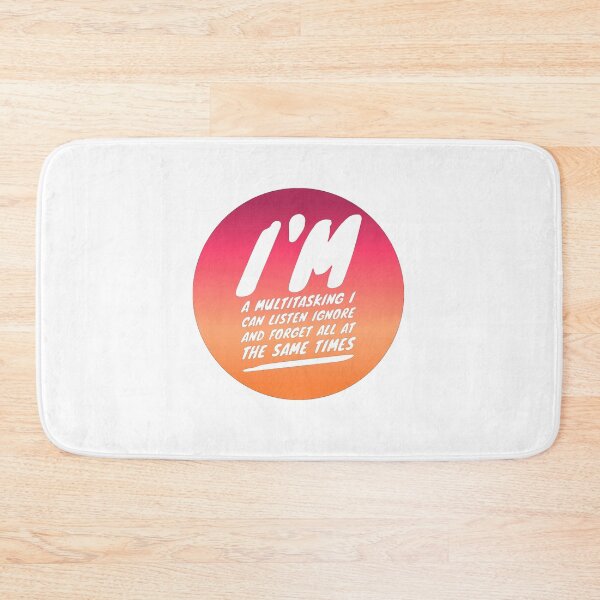 Item preview, I'm a multitasking I can listen ignore and forget all at the same times  designed and sold by Mounirmsaadi.