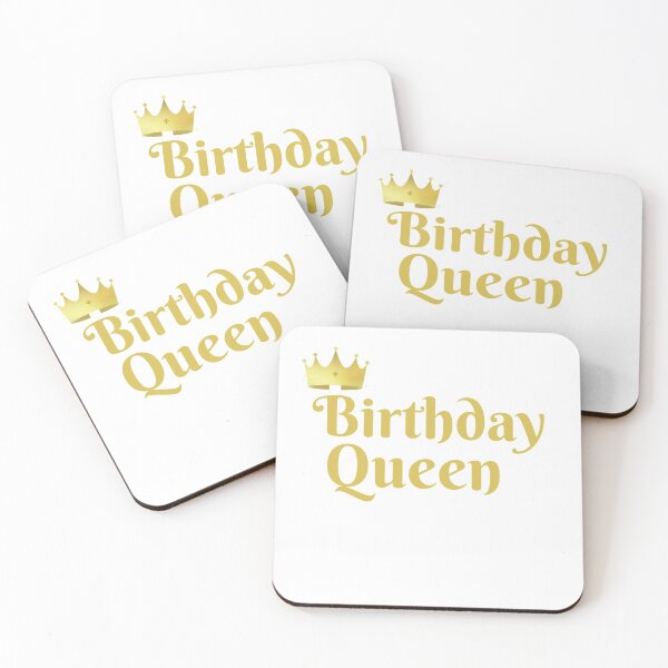 Item preview, Happy Birthday Queen Gold text T- shirt for Gift designed and sold by Luckydoe1.
