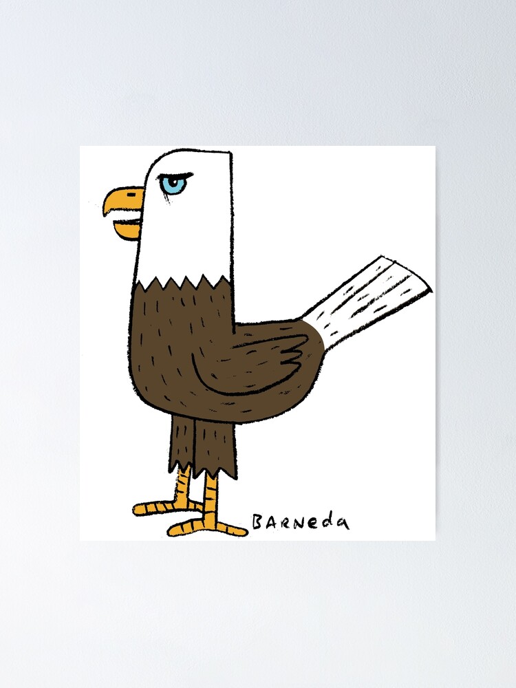 Thumbnail 1 of 3, Poster, Grumpy Eagle designed and sold by barneda.