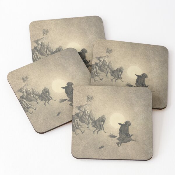 Item preview, William Holbrook Beard The Witch's Ride 1870 designed and sold by JDesigningMO.