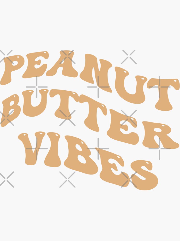 "Peanut Butter Vibes Glass Animals" Sticker for Sale by habraszek