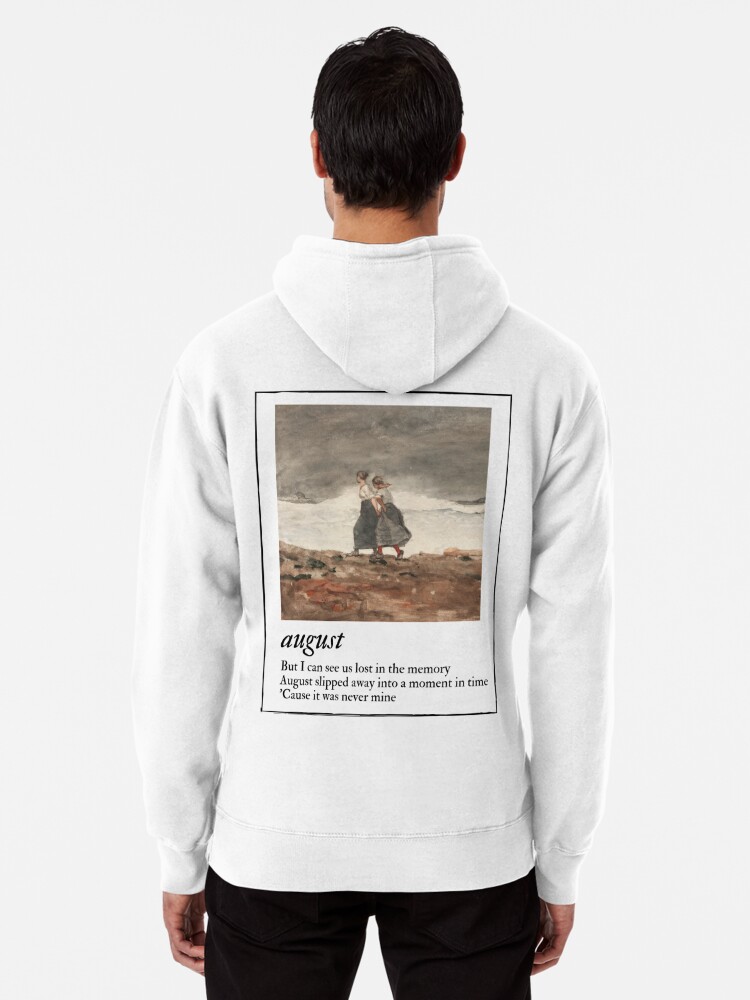 Taylor Swift Lost in the memory Folklore Album Grey and White Women  Hoodie