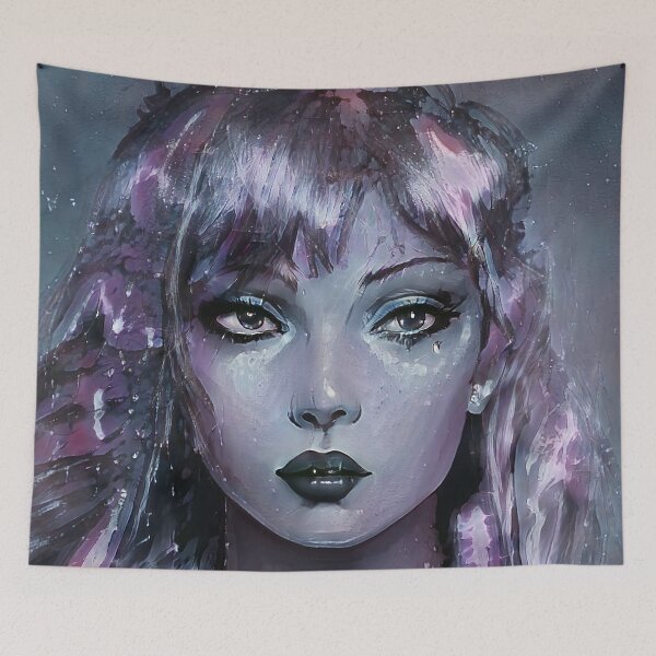 Item preview, Alluring Abstract Female Portrait designed and sold by palaco210.