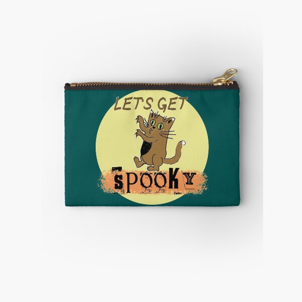 Item preview, Let's Get Spooky - Spooky Halloween Cat - Funny Chunk Ilustration Painting designed and sold by IrinchiDE.