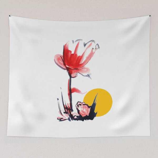Item preview, FLOWERS Flower and a frog in the pond designed and sold by manuelunsui.