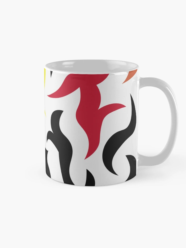 Thumbnail 3 of 6, Coffee Mug, Colorful Abstract Fire designed and sold by RPMELO.