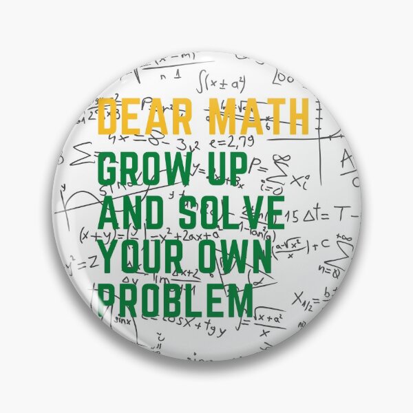 Item preview, Dear Math Grow Old designed and sold by Pearl-Island.