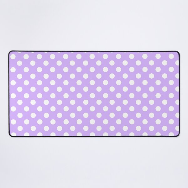Item preview, White Polka Dots on Light Purple Background designed and sold by Bumblefuzzies.