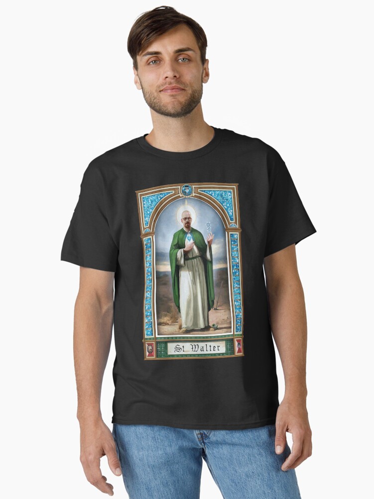 Imagen 1 de 7, Camiseta clásica con la obra San Walter, diseñada y vendida por FotoLibreStudio.