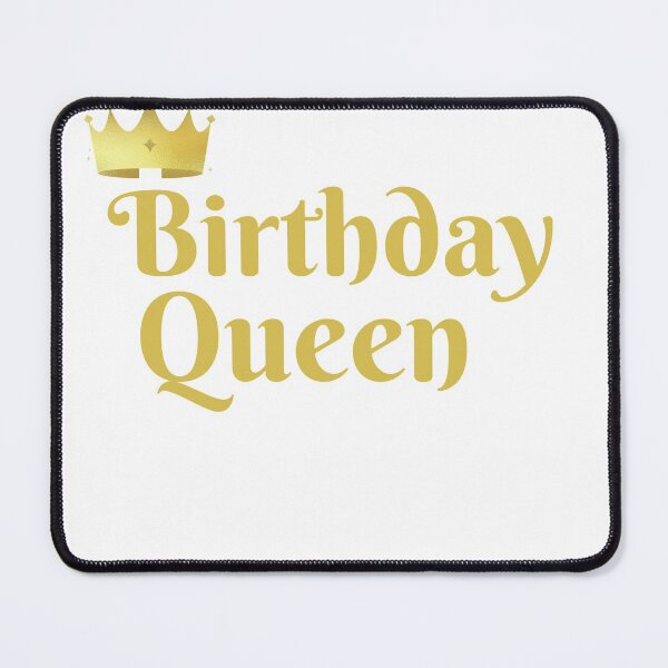 Item preview, Happy Birthday Queen Gold text T- shirt for Gift designed and sold by Luckydoe1.