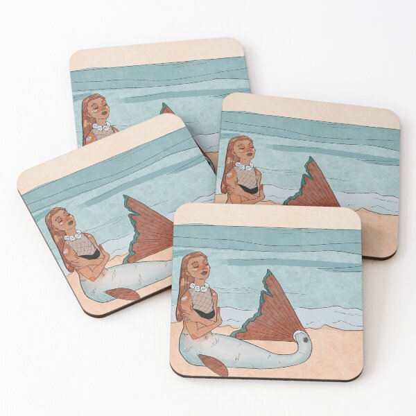 Item preview, Red Drum Mermaid designed and sold by Morgan Crossley.