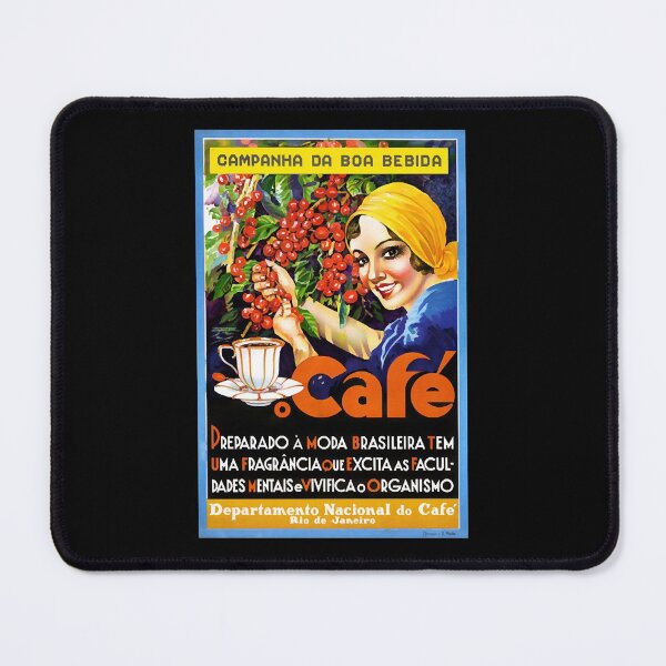 Item preview, Vintage Travel Poster Brazil Cafe  designed and sold by Lazarz8.