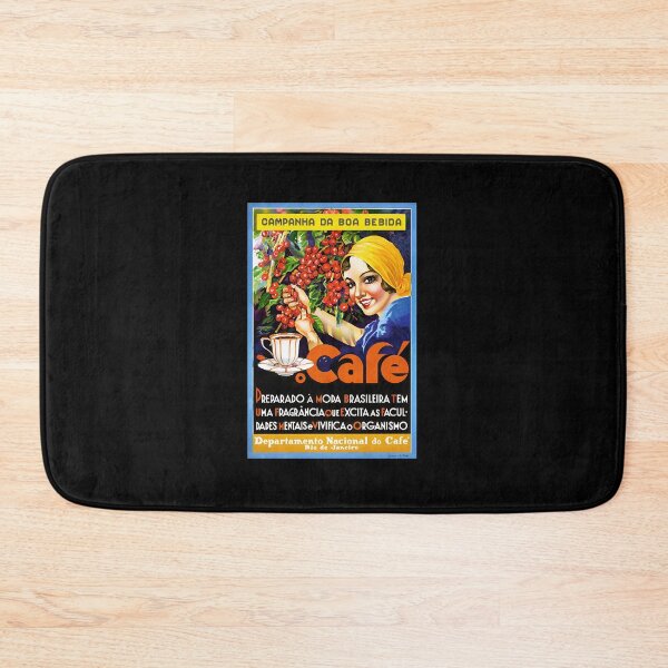 Item preview, Vintage Travel Poster Brazil Cafe  designed and sold by Lazarz8.