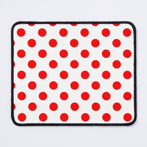 Item preview, Red Polka Dots on White Background designed and sold by Bumblefuzzies.