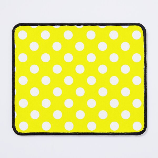 Item preview, White Polka Dots on Yellow Background designed and sold by Bumblefuzzies.