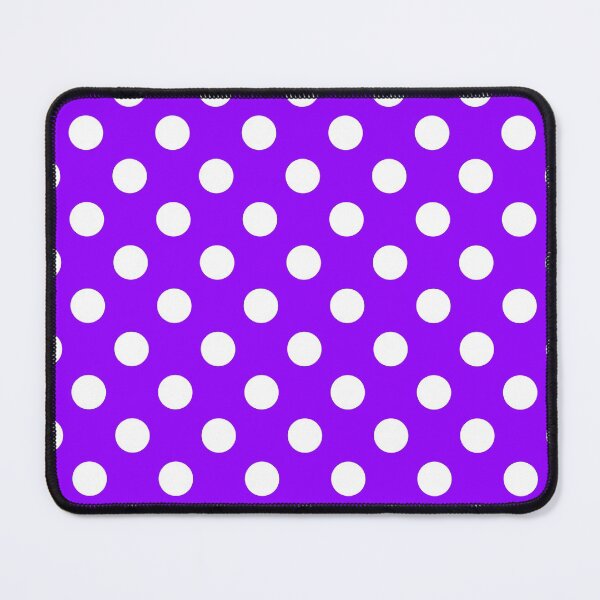 Item preview, White Polka Dots on Purple Background designed and sold by Bumblefuzzies.