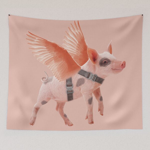 Item preview, Little Piggy can Fly designed and sold by Vin  Zzep.