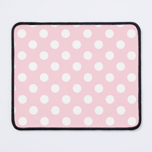 Item preview, White Polka Dots on Soft Pink Background designed and sold by Bumblefuzzies.
